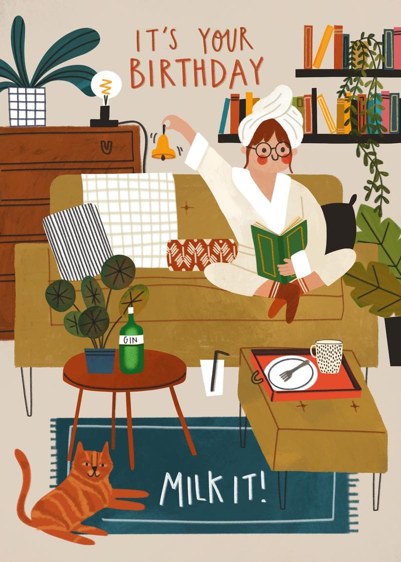 It’s Your Birthday Milk It Card card