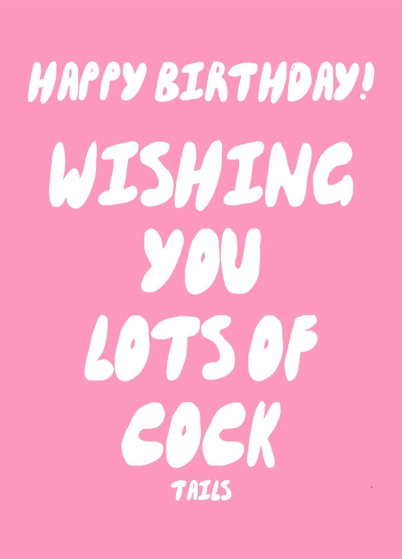 Wishing You Lots of Cocktails