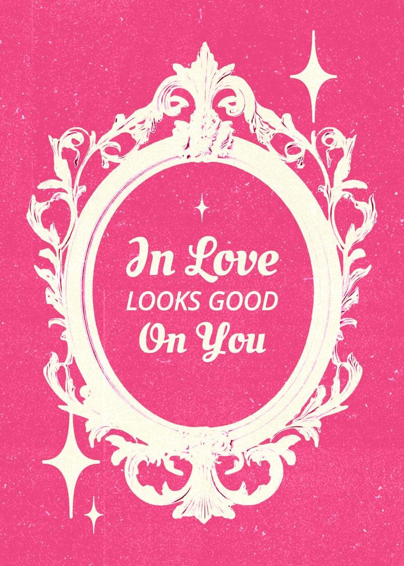 In Love Looks Good On You Card card