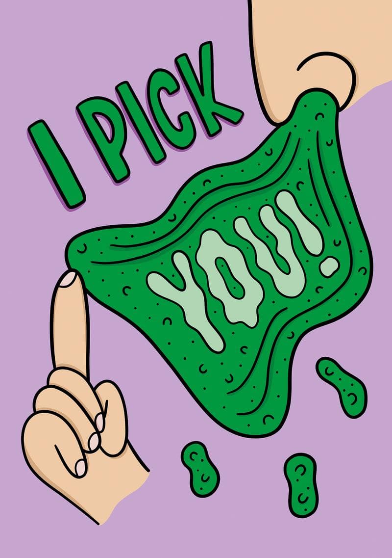 I Pick You card
