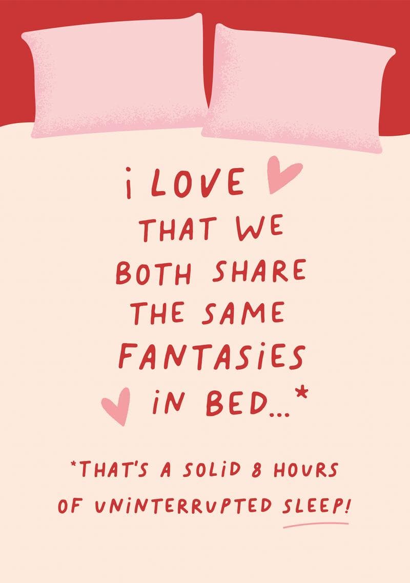 Shared Fantasies in Bed card