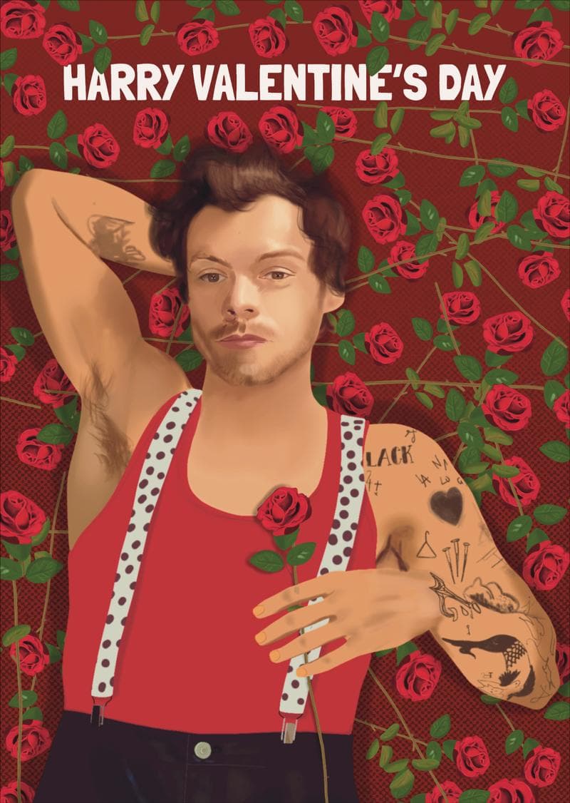 Harry Valentine's Day Card card