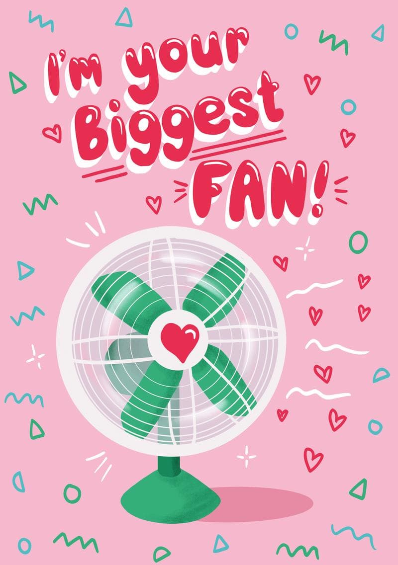 Biggest Fan Valentine's Card