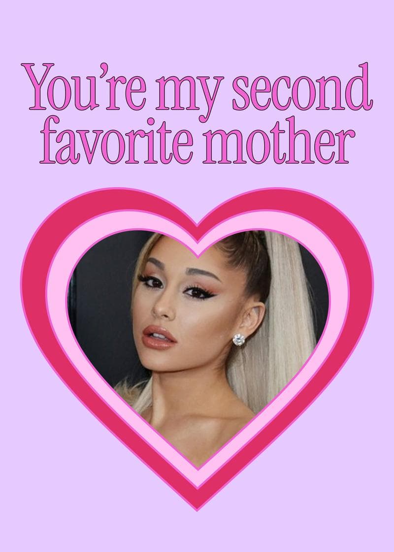 You're My Second Favorite Mother card