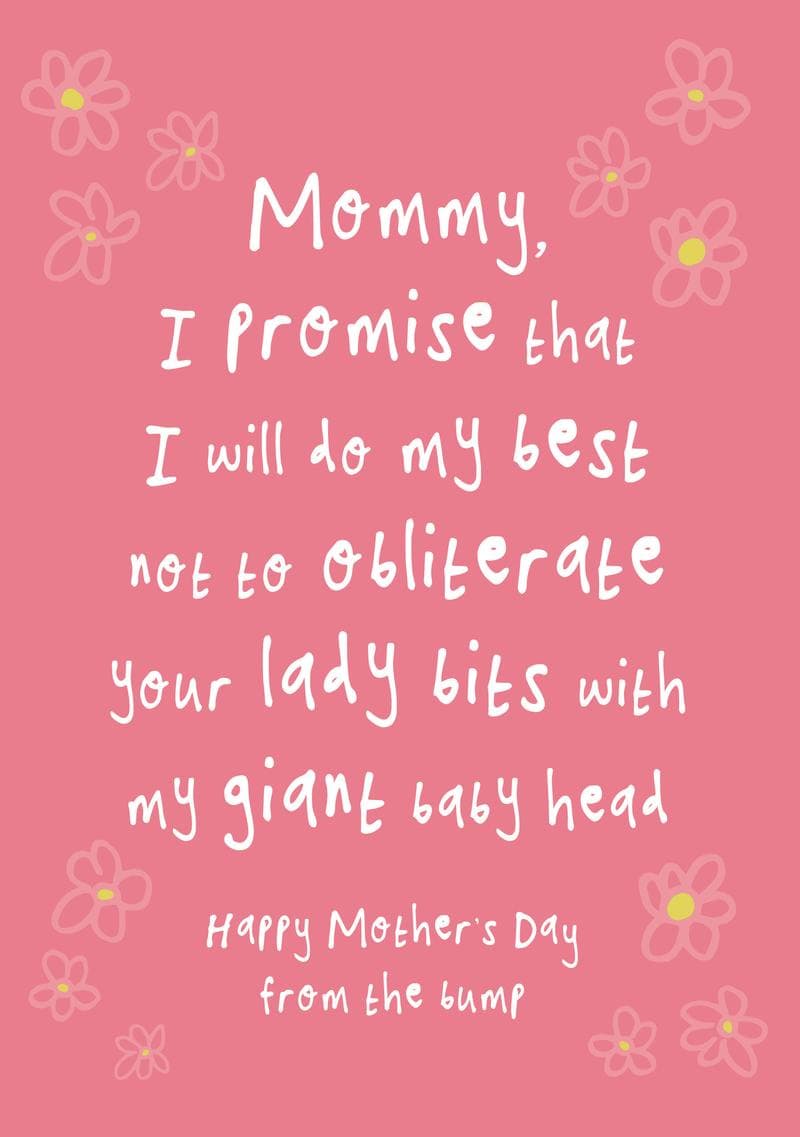 From the Bump Mother's Day Card card