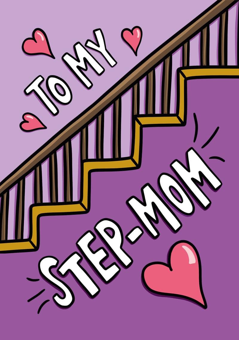 To My Step-Mom Card card