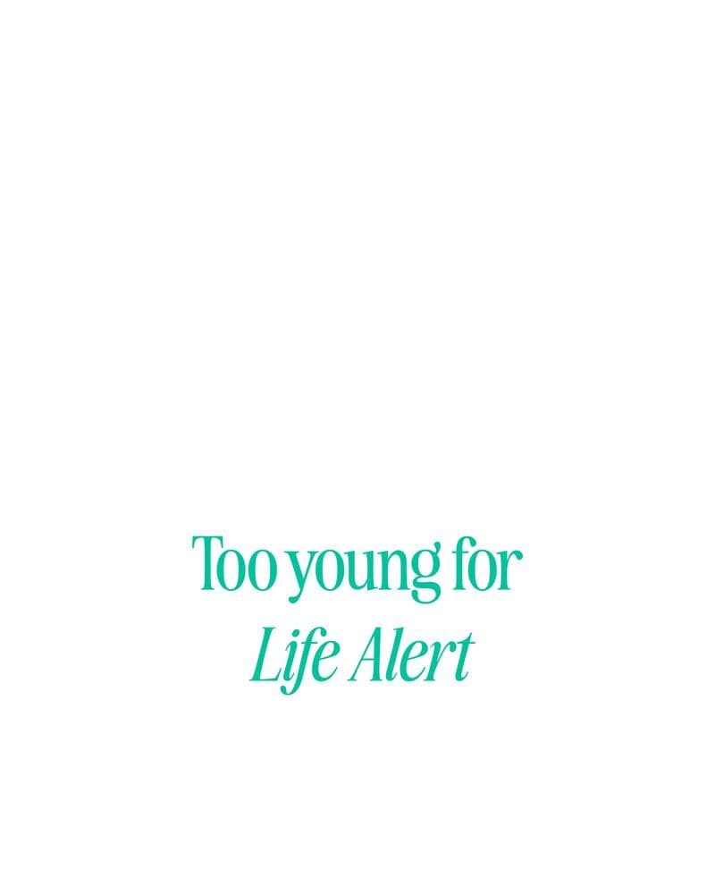 Too Young for Life Alert Card card