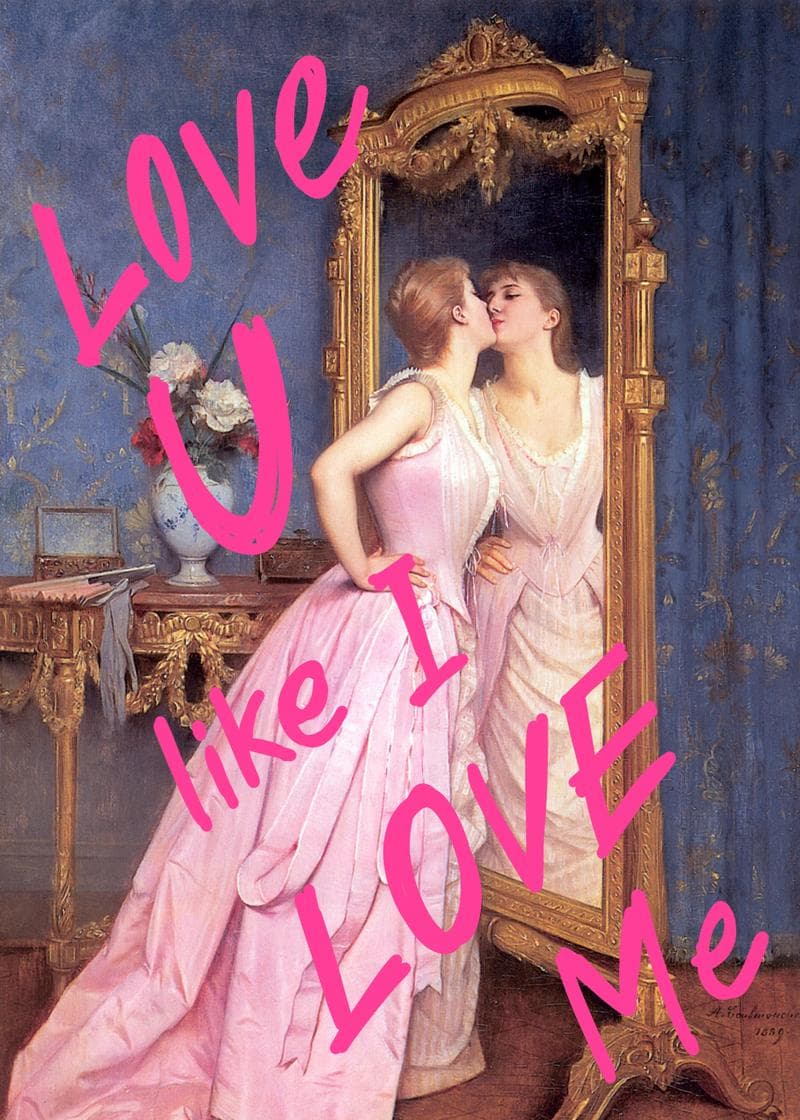 Love You Like I Love Me Card card