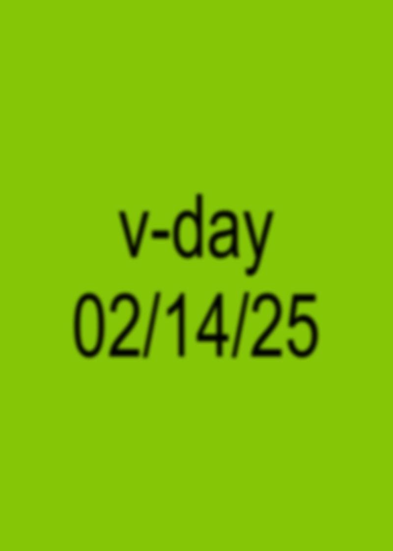 V-Day 02/14/25 Card card