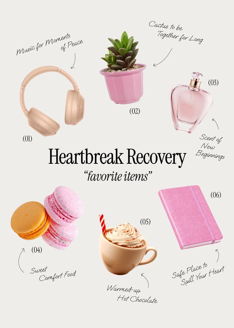 Heartbreak Recovery Starter Pack Card