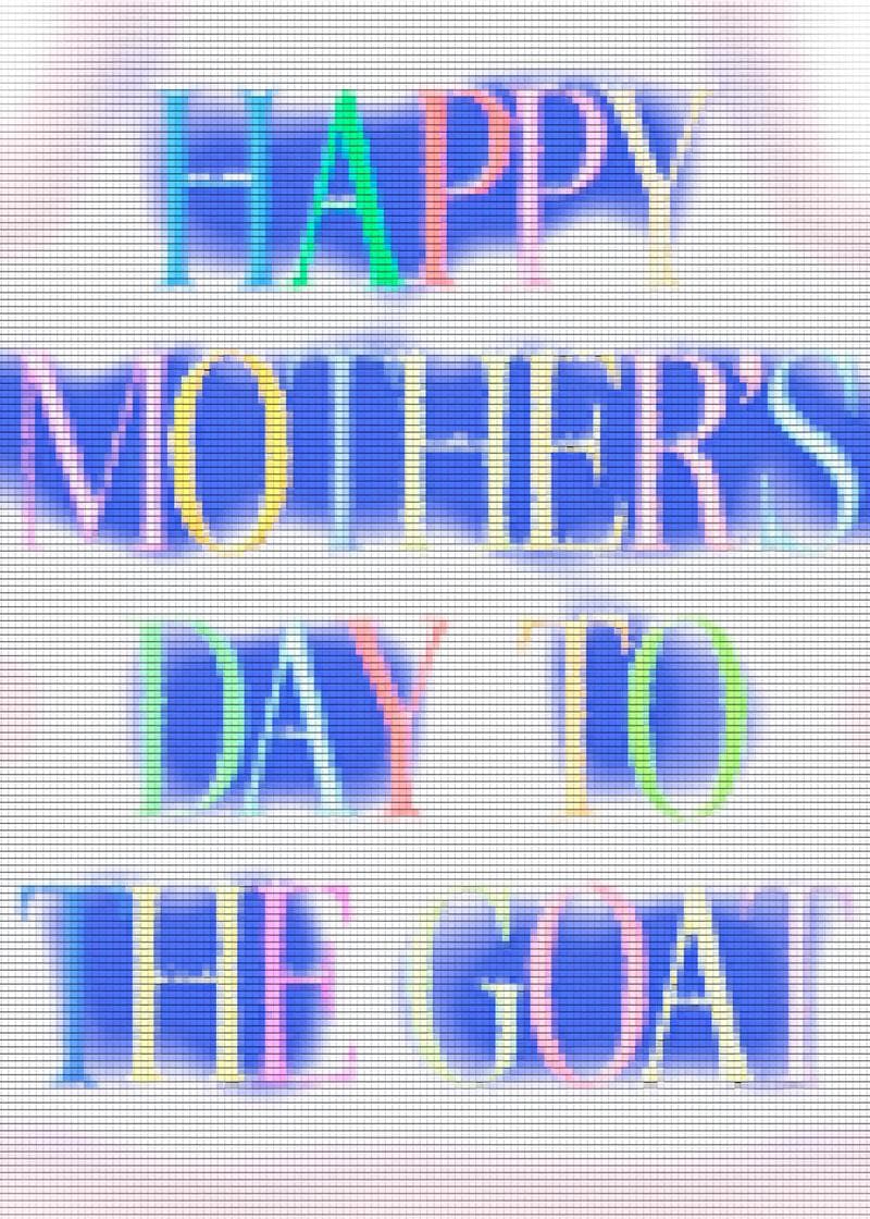 Mother’s Day GOAT Card card