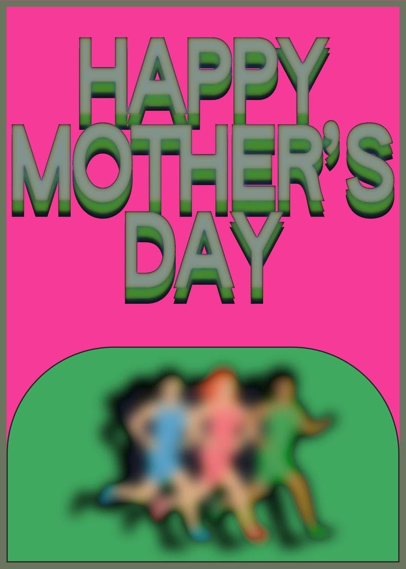 Mother’s Day Runners Card card