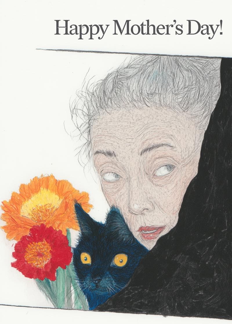 Mother’s Day Cat Gaze Card card