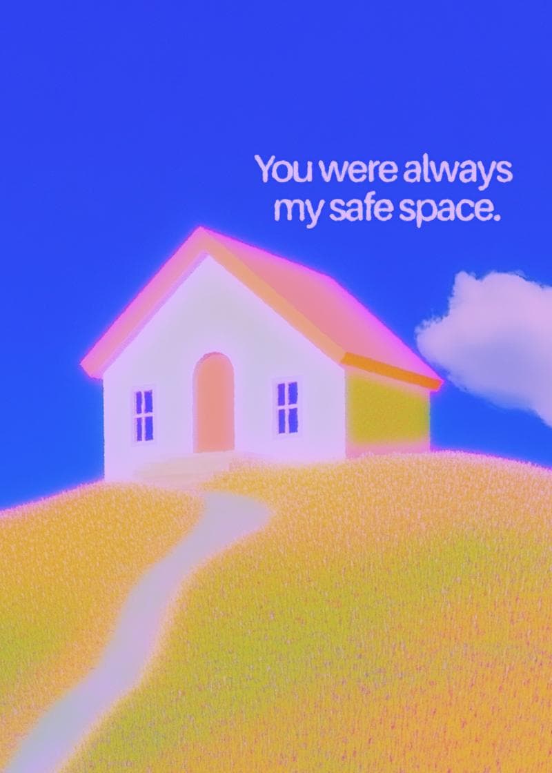 Safe Space House Card card