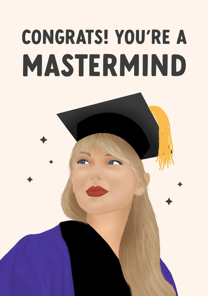 Mastermind Graduation Card card