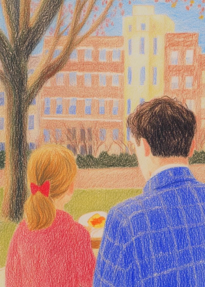 Breakfast in the Park Father's Day Card card
