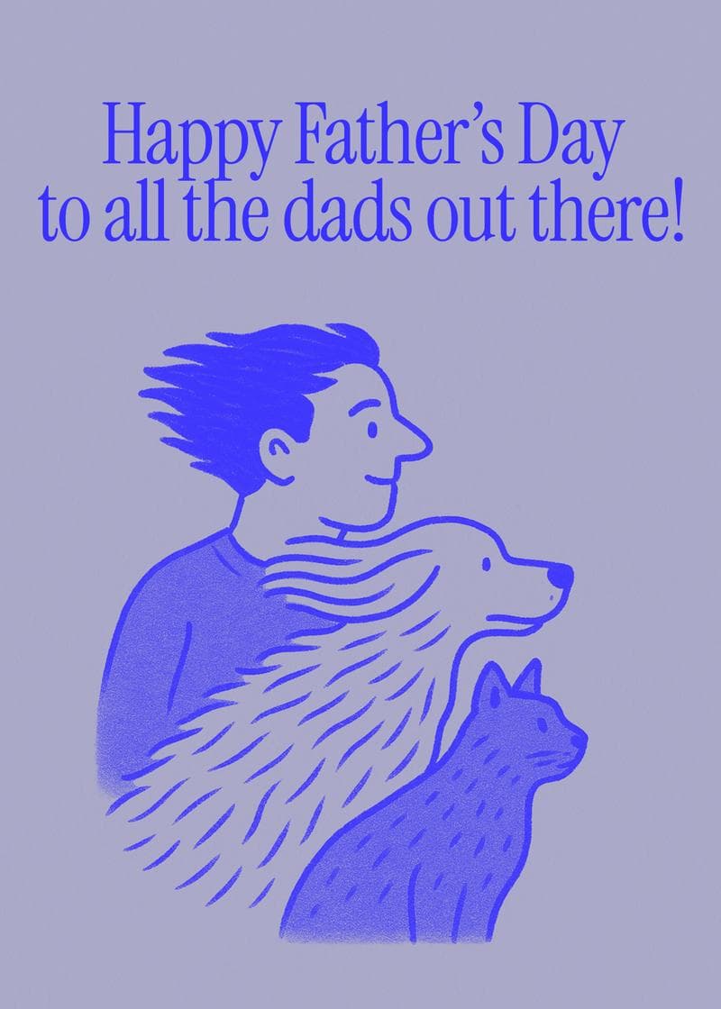 To All the Dads Out There Card card