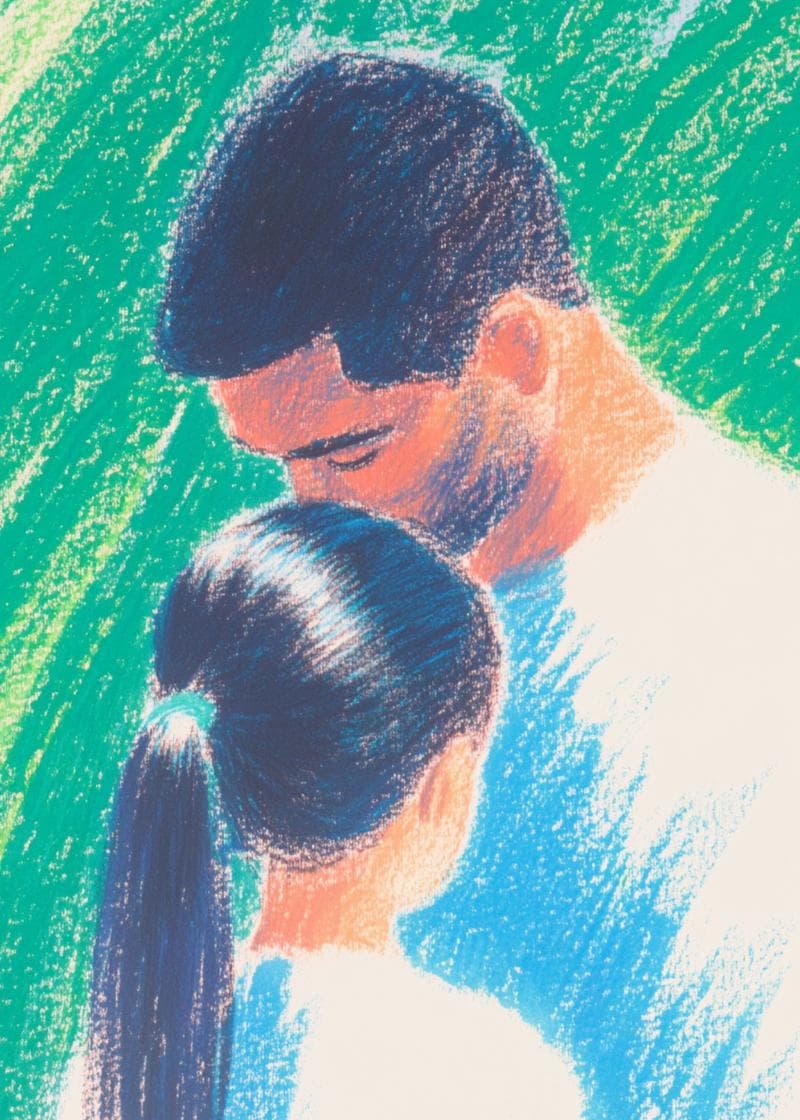 Father Daughter Moment Card card