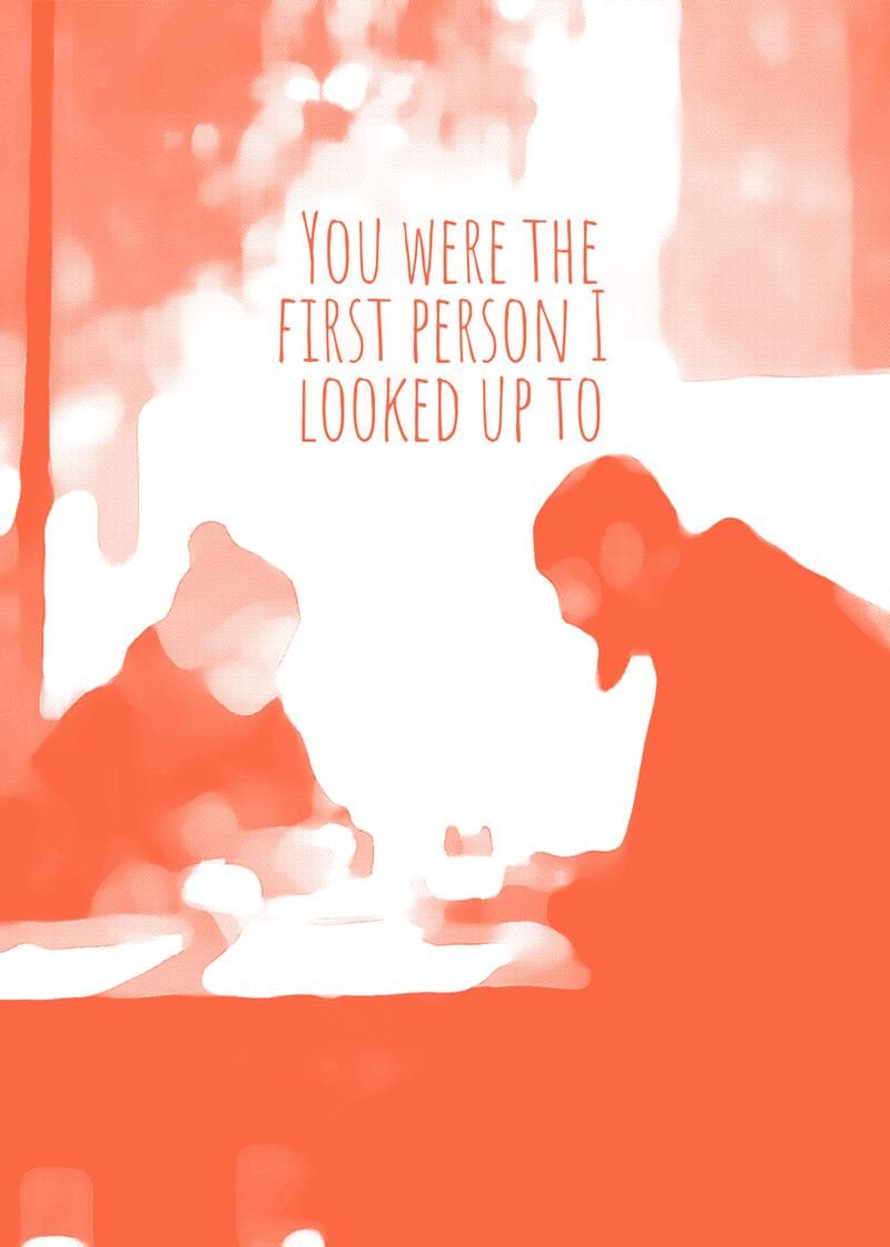 First Person I Looked Up To Card card