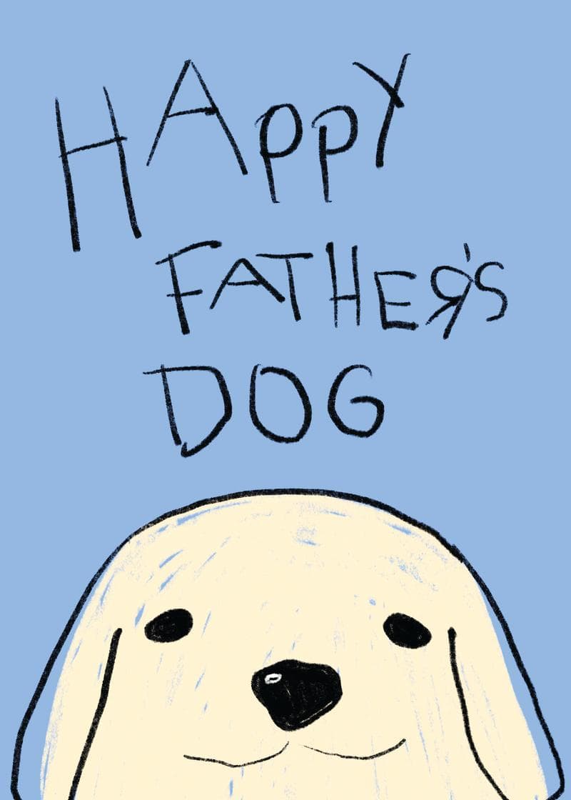 Happy Father's Dog Card