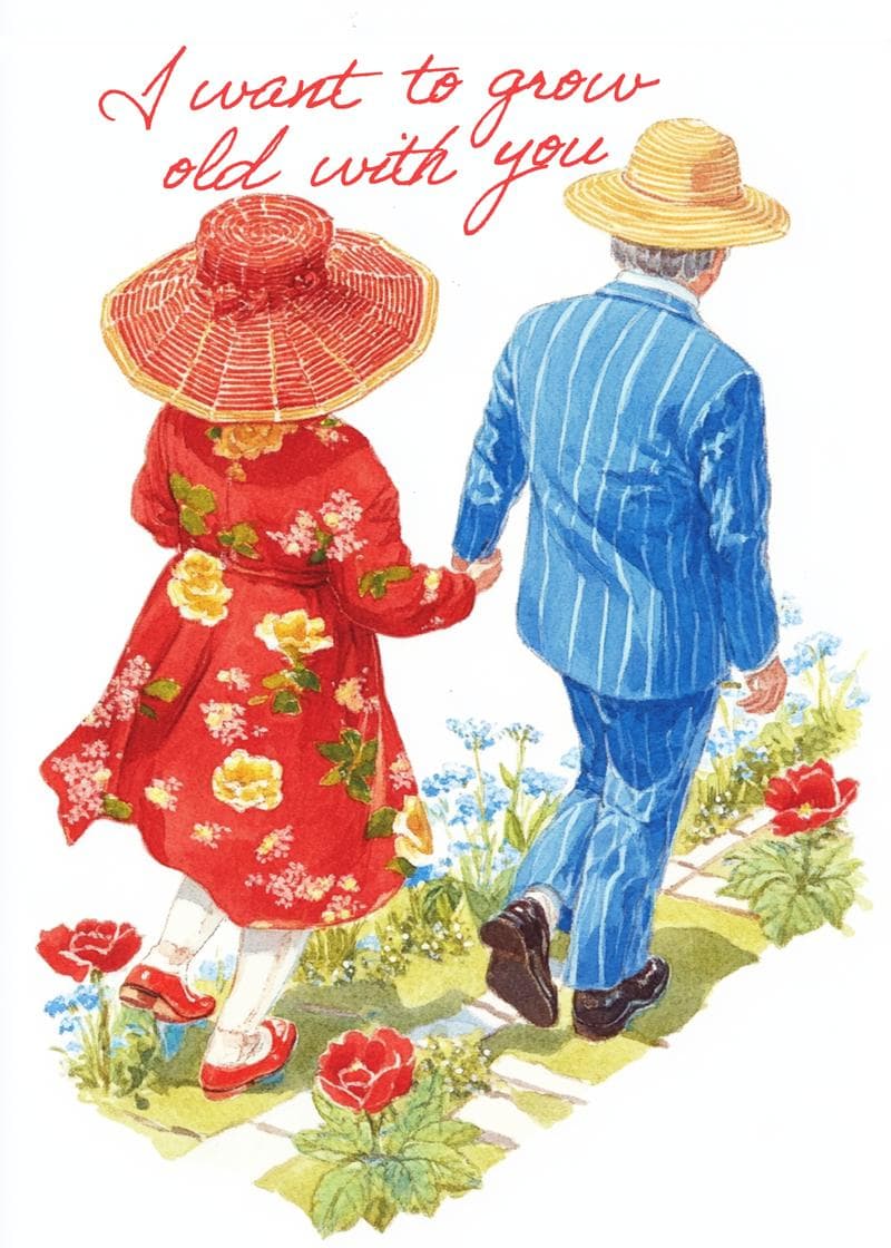 Grow Old With You Card card