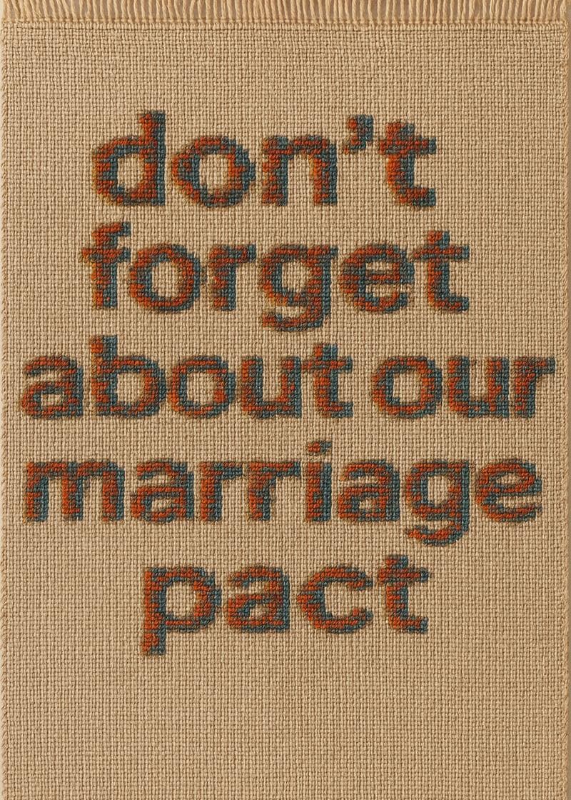 Don’t Forget Our Marriage Pact Card card