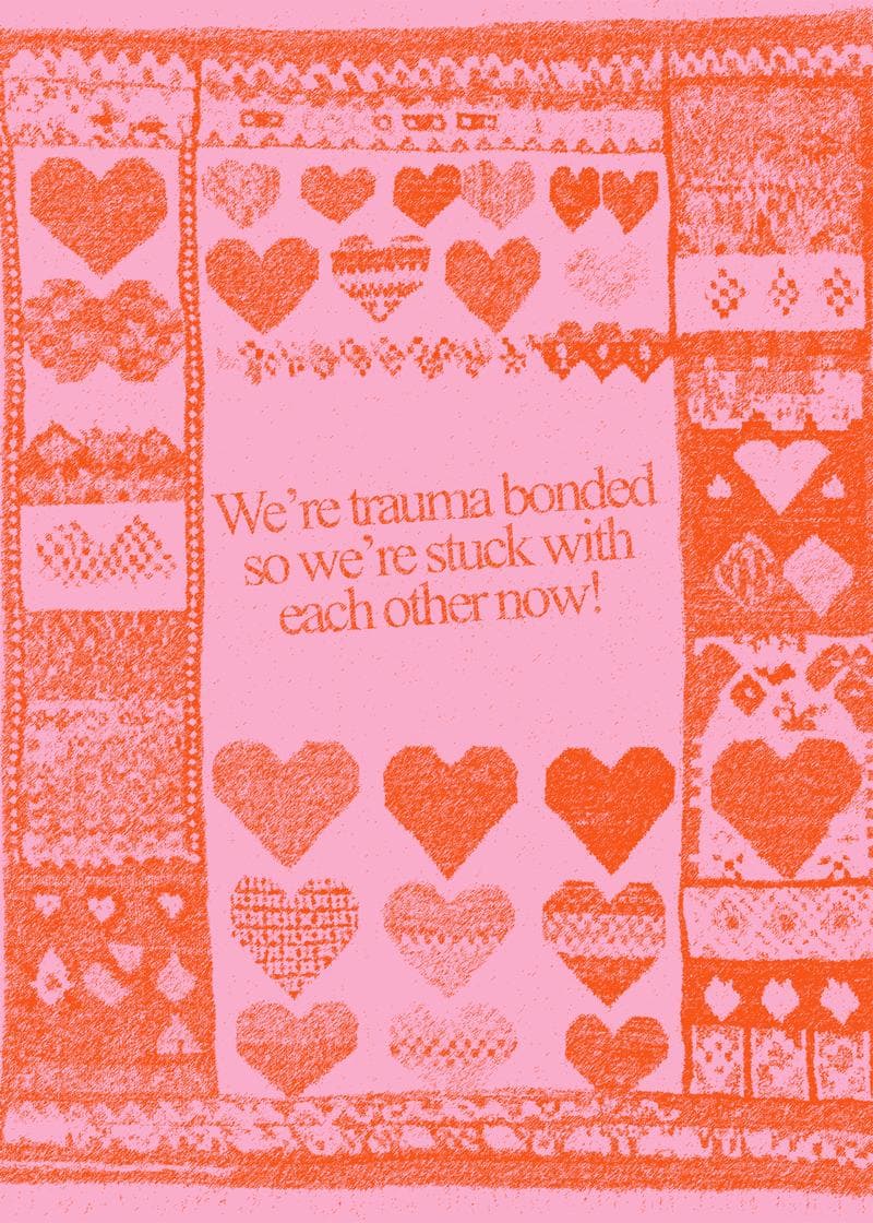 Trauma Bonded Forever Card card