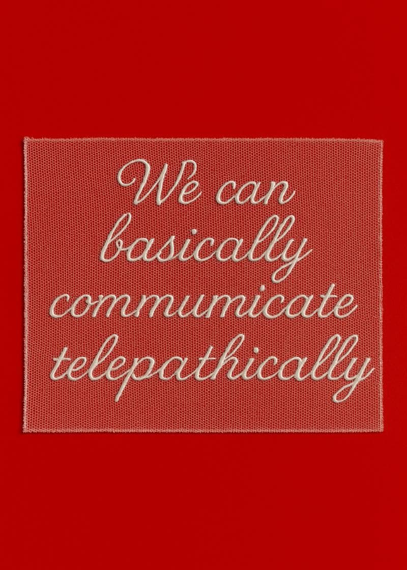 Telepathic Communication Card card