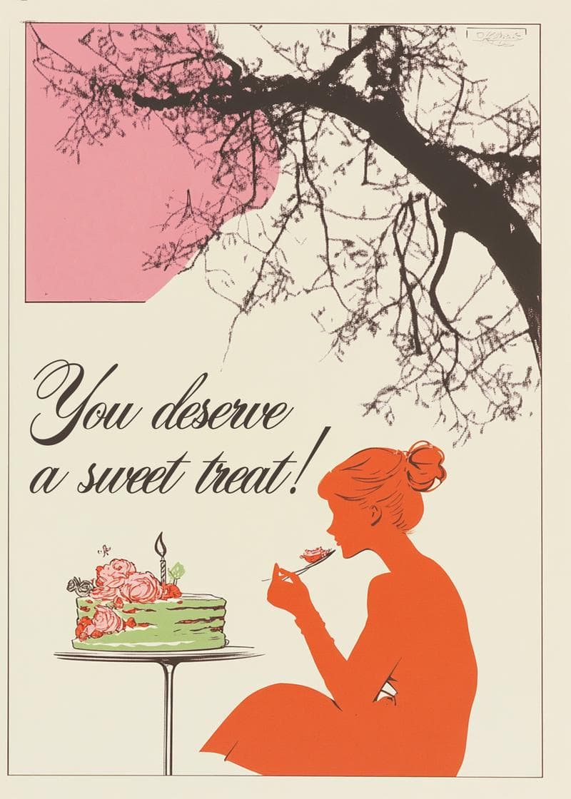 You Deserve a Sweet Treat Birthday Card card