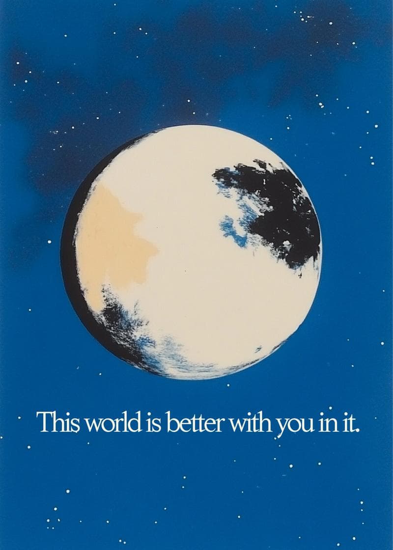 The World Is Better With You Card card