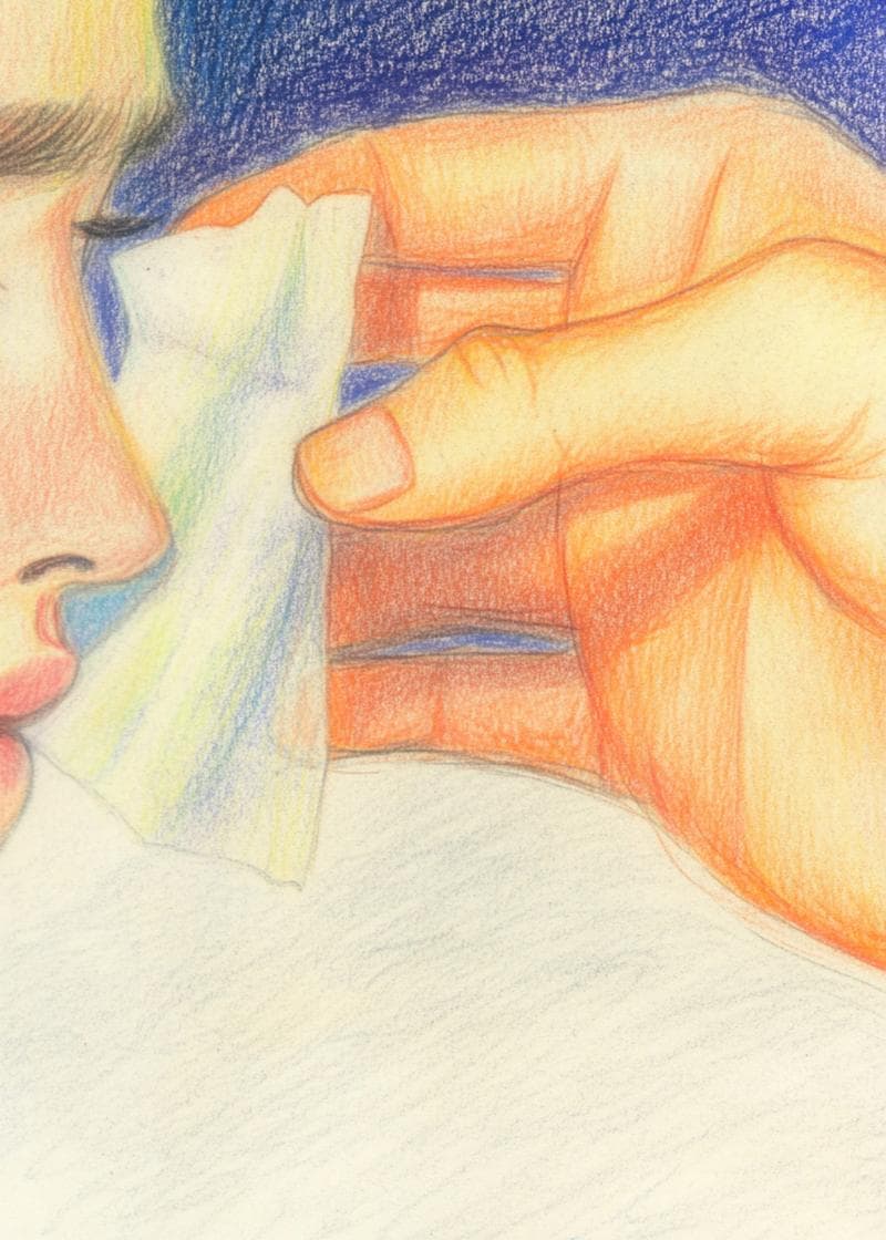 Tender Tissue Gesture Card card