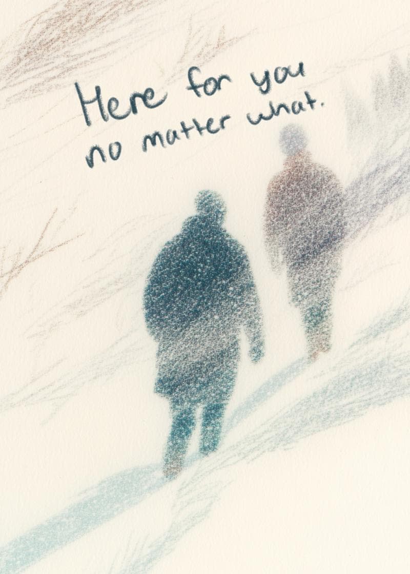 Here for You No Matter What Card card