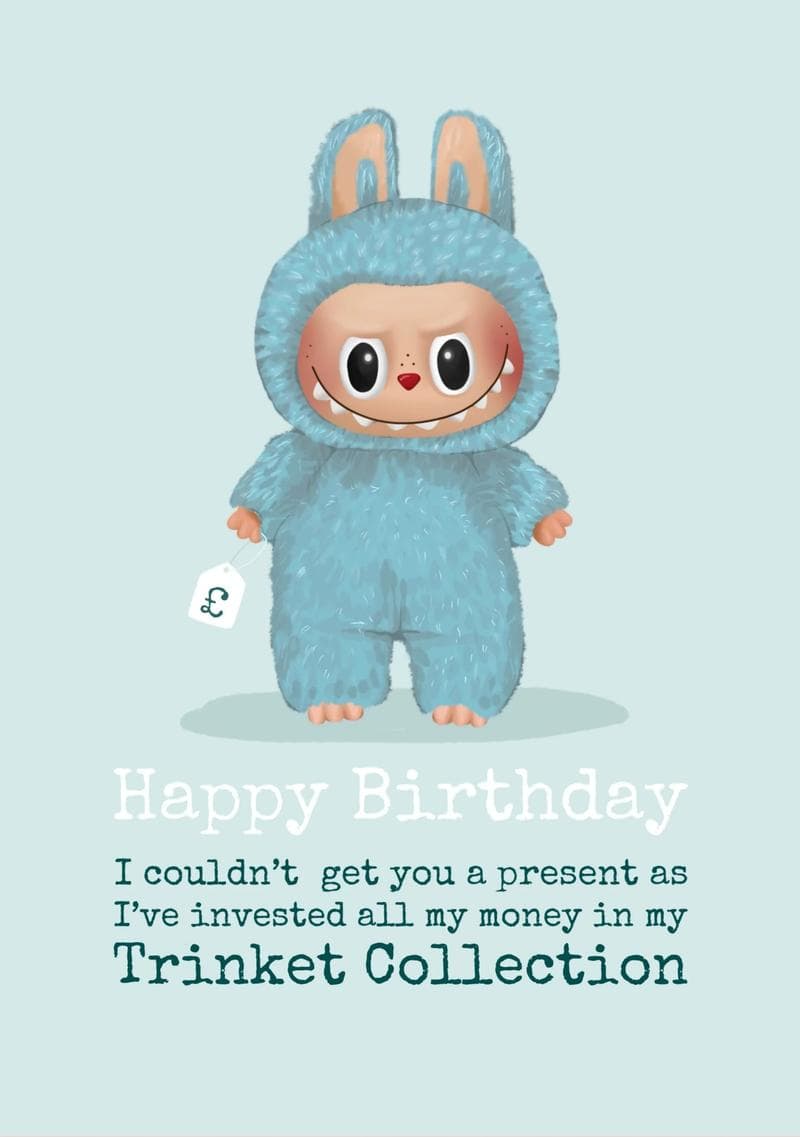 Trinket Collection Birthday Card card