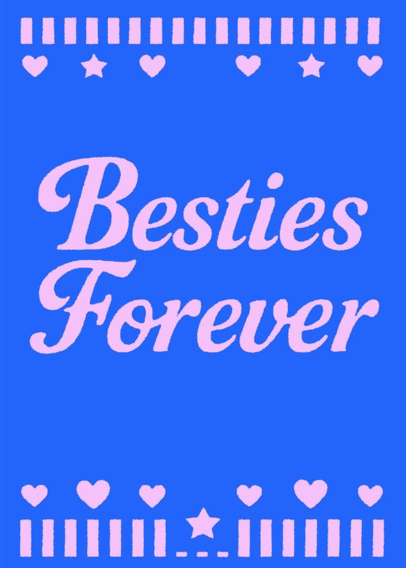 Besties Forever Card card