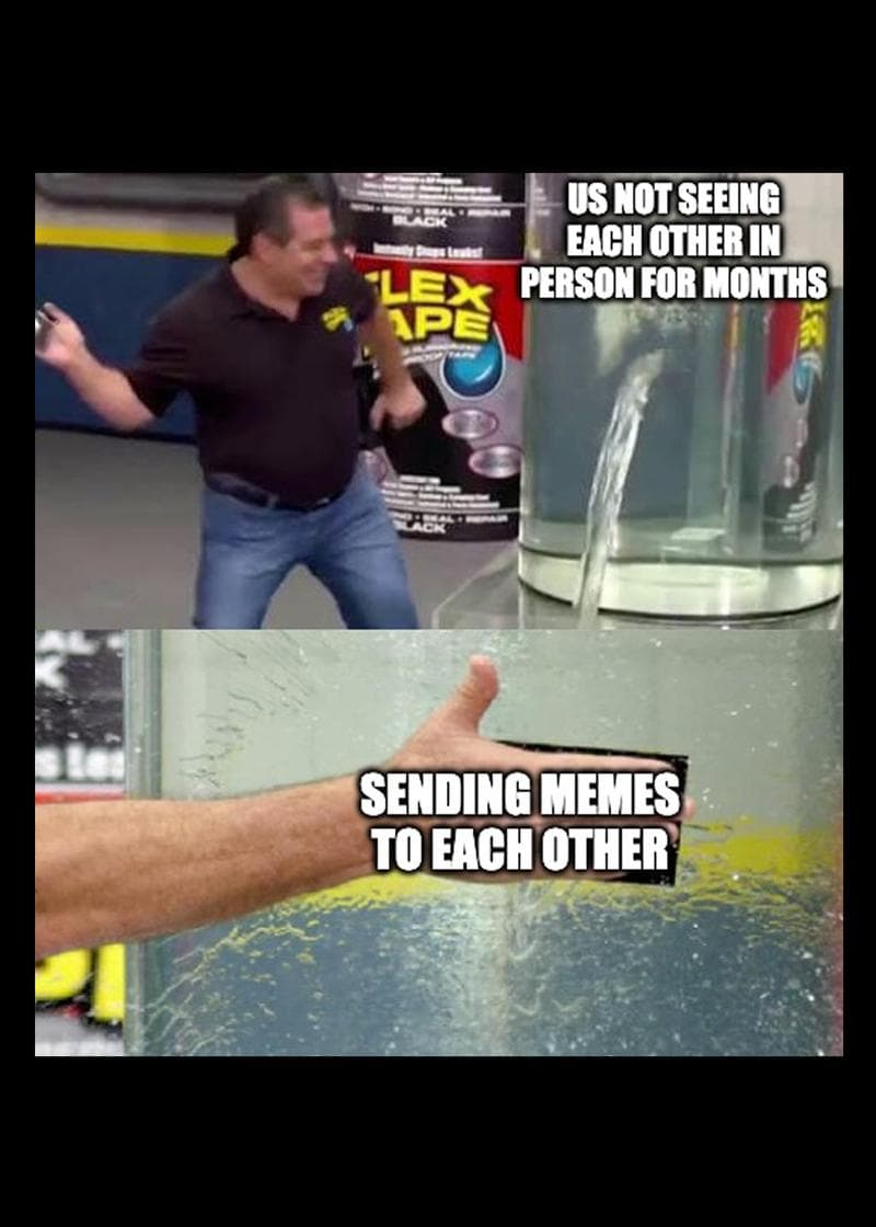 Sending Memes Is Our Love Language Card card