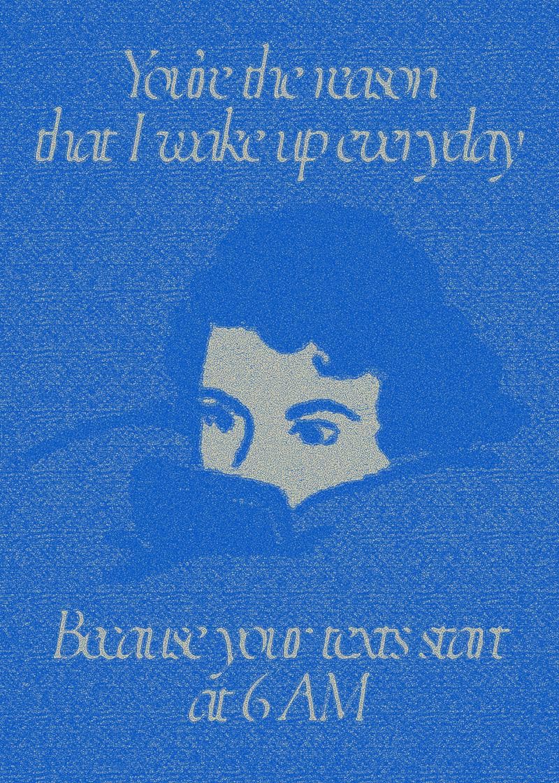 You’re The Reason I Wake Up Early Card card