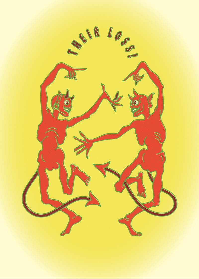 Their Loss Devil Dance Card