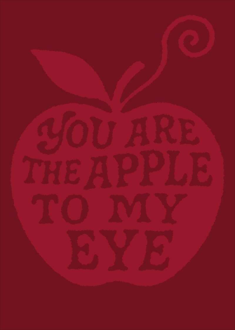 Apple to My Eye Love Card card