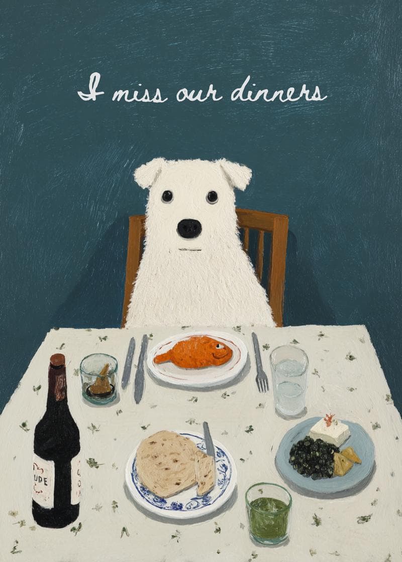 Missing Our Shared Dinners card