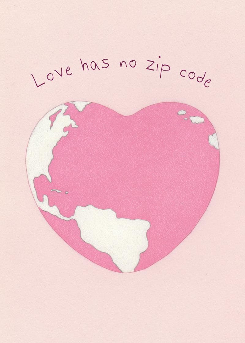 Love Knows No Boundaries Card card