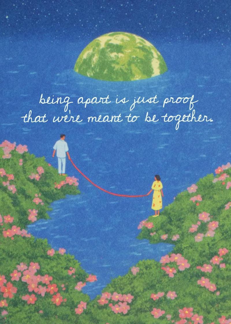 Together Across the Distance card