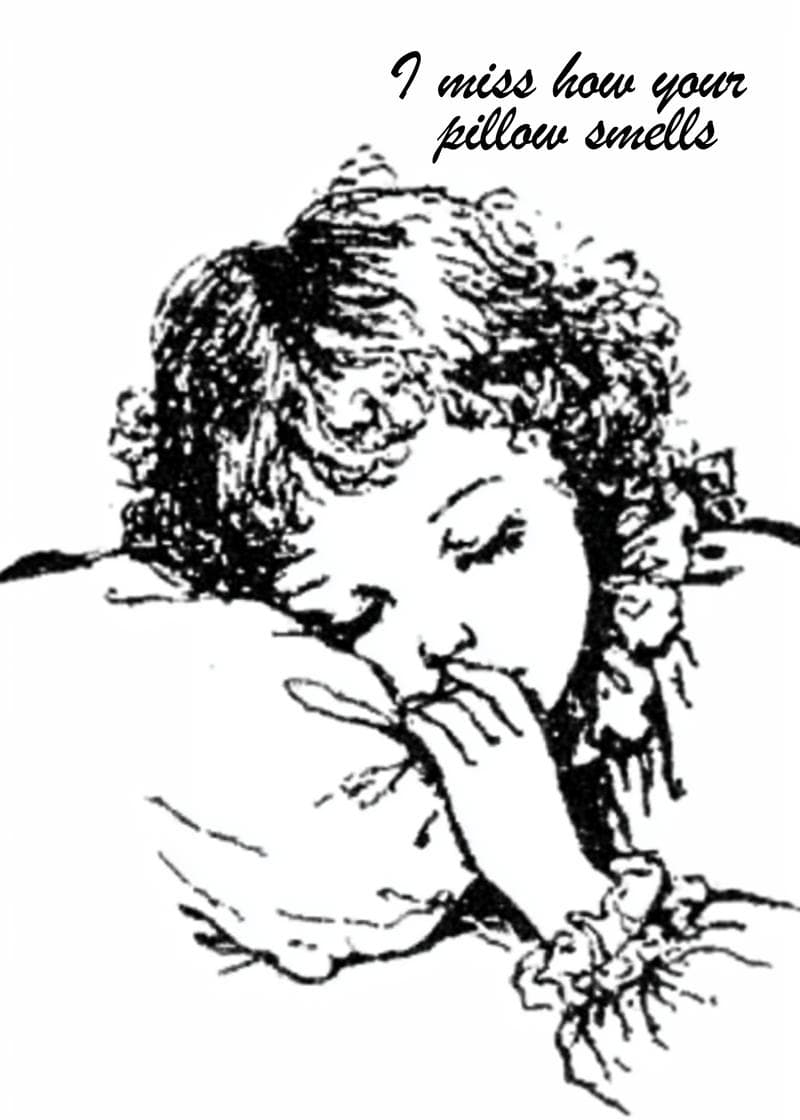 Missing Your Pillow Scent card