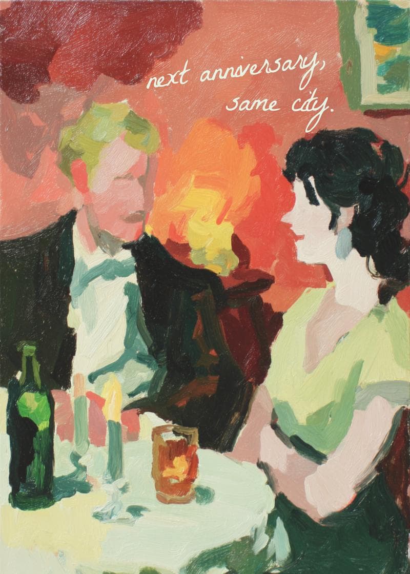 Next anniversary, Same city card