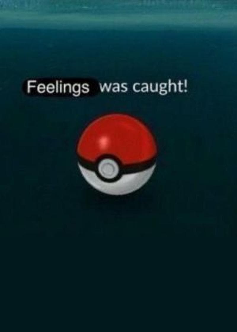 Caught Feelings Card card