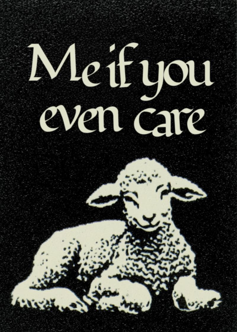 me if you even care card