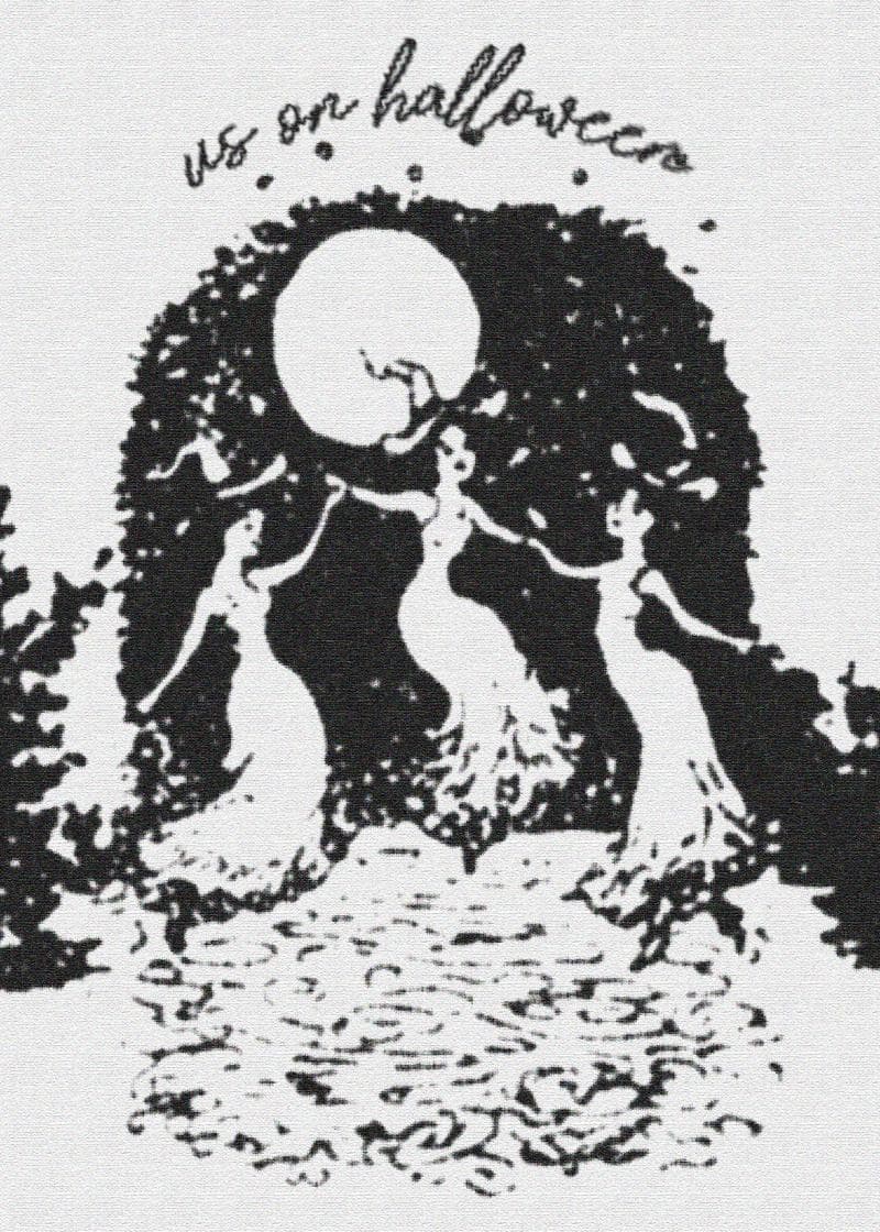 Dancing Under the Halloween Moon card