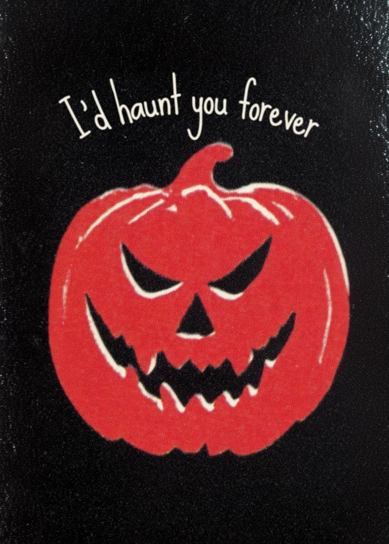 Forever Haunting Halloween Card card
