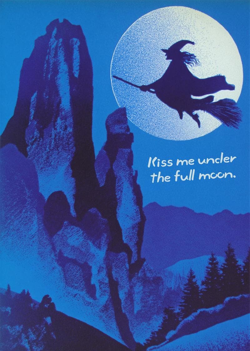 Moonlit Witch Romance Card card