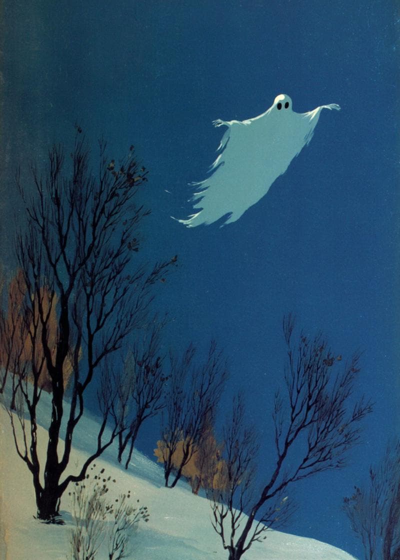 Ethereal Ghostly Night Card card