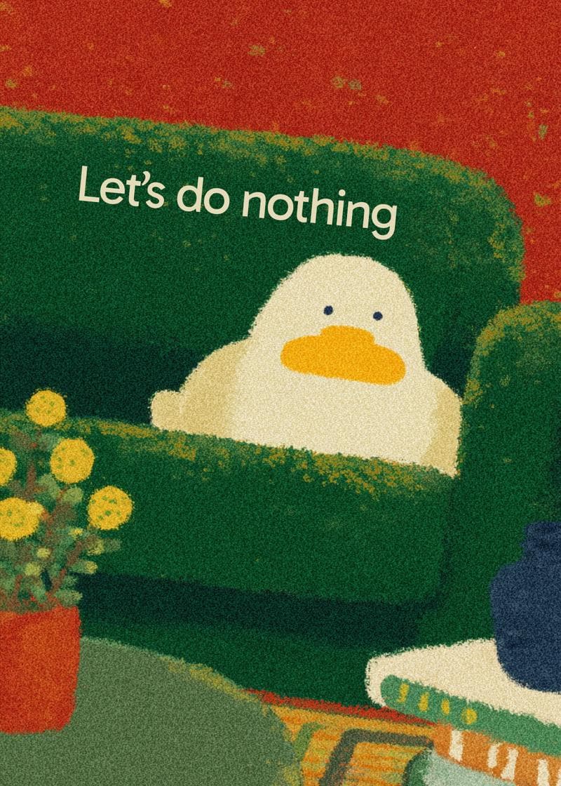 Lazy Day Vibes Card card